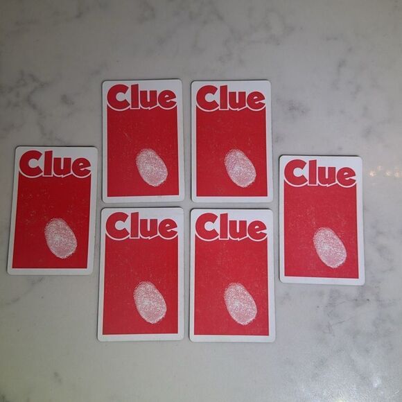 Vintage 1972 Clue Board Game Replacement Cards FULL SET Parker Brothers - Picture 5 of 9